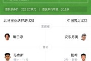 开云下载-U23亚洲杯预选赛：中国对阵北马里亚纳，向余望于金永首发王钰栋待命